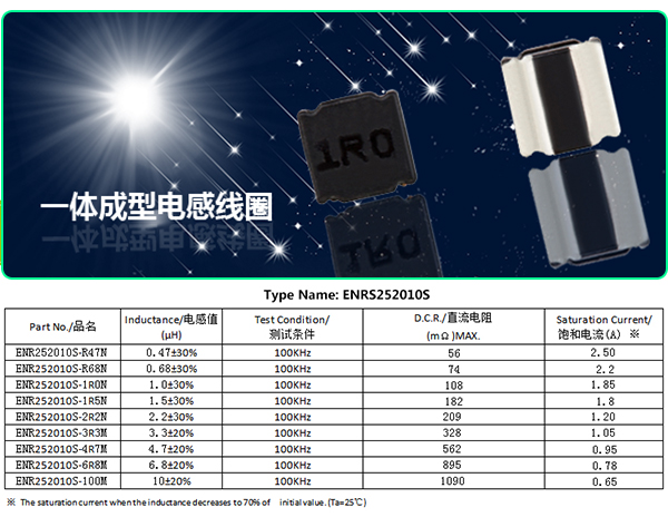 一體成型電感線圈規(guī)格